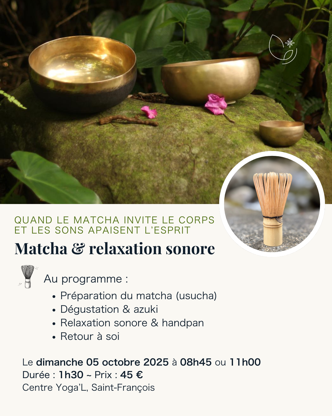 Matcha & relaxation sonore